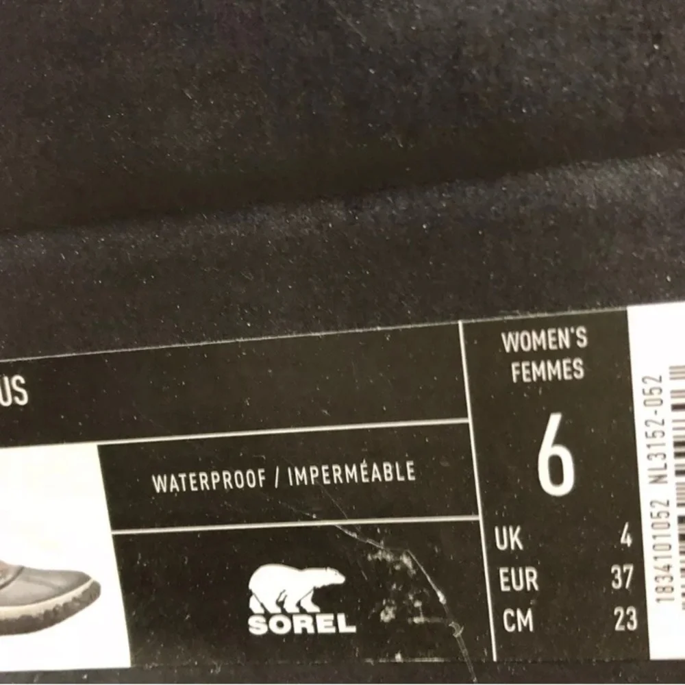 Sorel Women's Out N About Plus, Waterproof Gray Boots, Size 6M